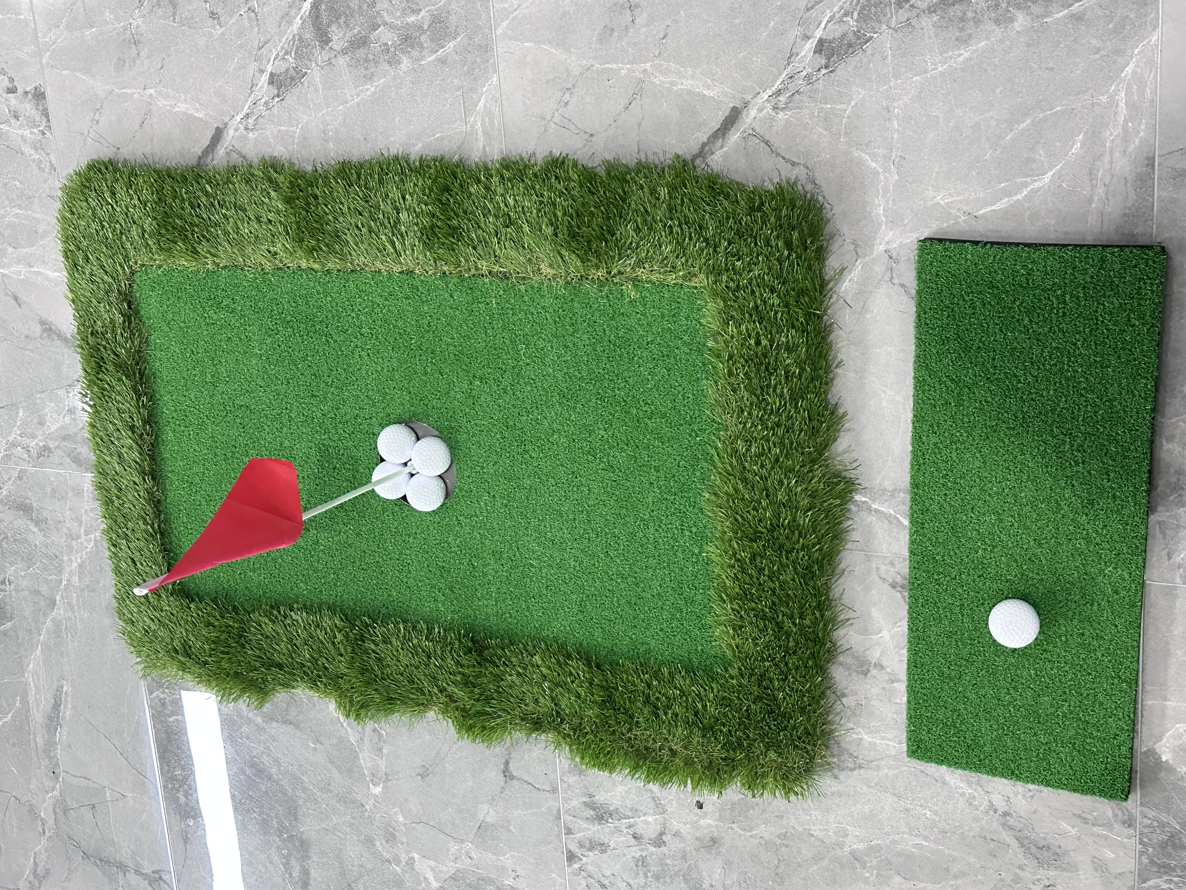 Cages Mats EVA Mini Golf Putting Floating Green Water Play Golf Hitting Mat for Pool Fun