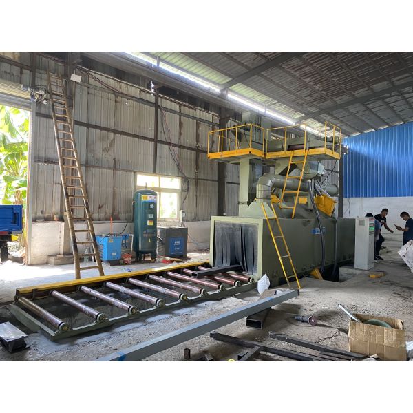Motorized Roller Shot Blasting Machine for Channel Steel Core Component