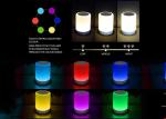 Color Changing Mini Wireless Bluetooth Speaker , Touch Control Night Light