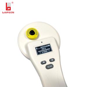 China 134.2khz FDX-B RFID Animal Ear Tag Pet Chip Reader Microchip Handheld Scanner For Tracking on sale