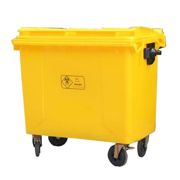 street waste bin garbage outdoor bin 660l plastic garbage bin