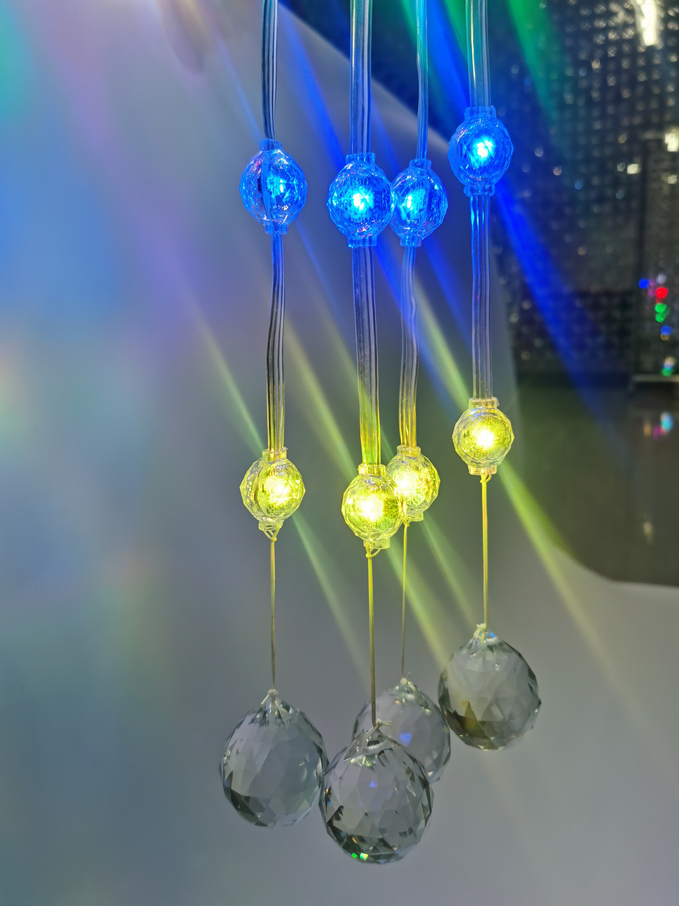 Permanent Holiday Lights 3D Pixel LED String IP67 With 10.4lm Luminous Flux