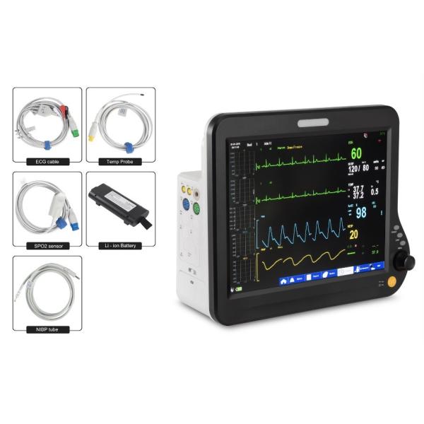 IEC Approved Portable Patient Monitor , NIBP Multi Parameter Patient Monitor