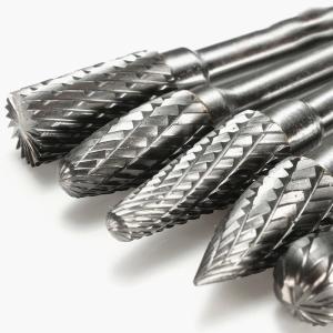 China Round Double Cut Tungsten Carbide Rotary Burrs Set for Customization Request wholesale