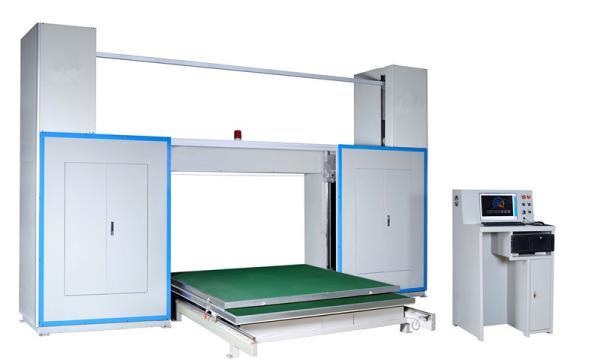 Quality Vacuum Table CNC Foam Cutting Machine With Oscillating Blade Adjustable Speed for sale