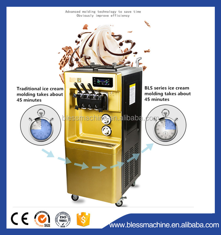 3flavor and 1 mix soft serve ice cream machine the perfect solution for your business