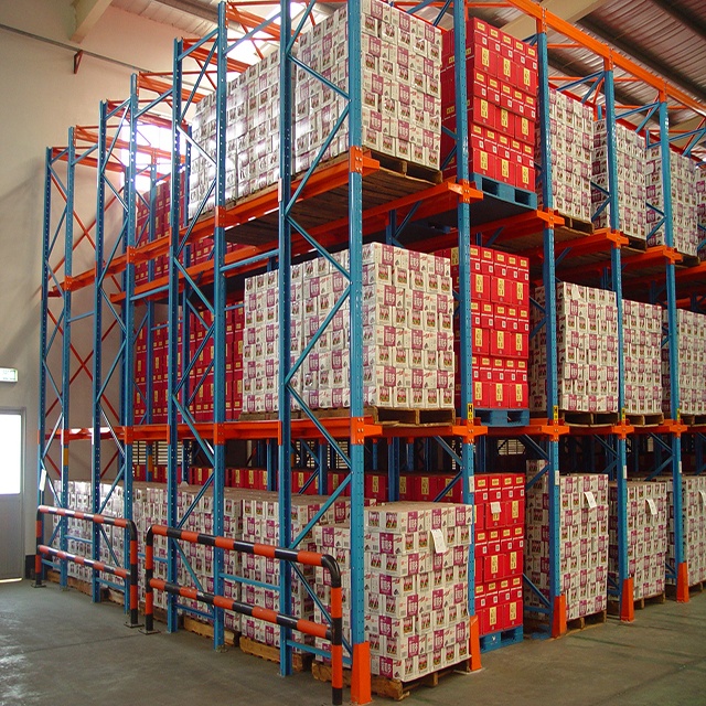 Drive In Rack System Forklift Accessible Storage for Bulk Pallet Handling