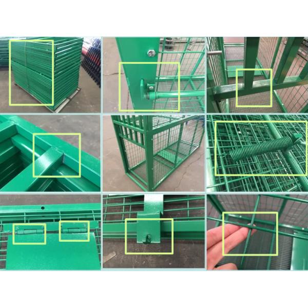 Two Door Animal Trap Cage 2.2M Collapsible Large Wild Animal Cage For Boar Wolf Fox