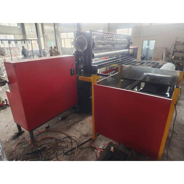 Automatic Roll Mesh 220V Fixed Knot Fence Machine / Line For Deer Net