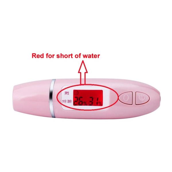 Skin Humidity Sensor Digital Skin Analyzer Device AAA Power Supply