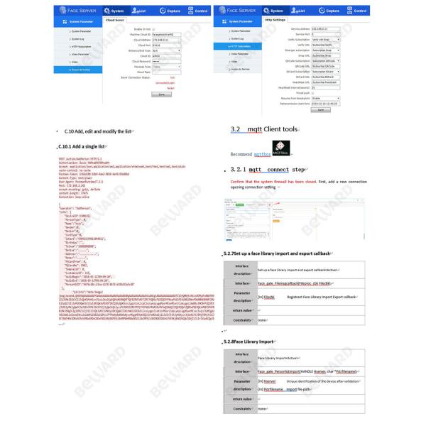 Multi Verification 300ms Face Recognition Temperature Reader Machine