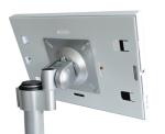 Metal Ipad Kiosk Enclosure Desktop Rugged With 360 Degree Rotatable Bracket