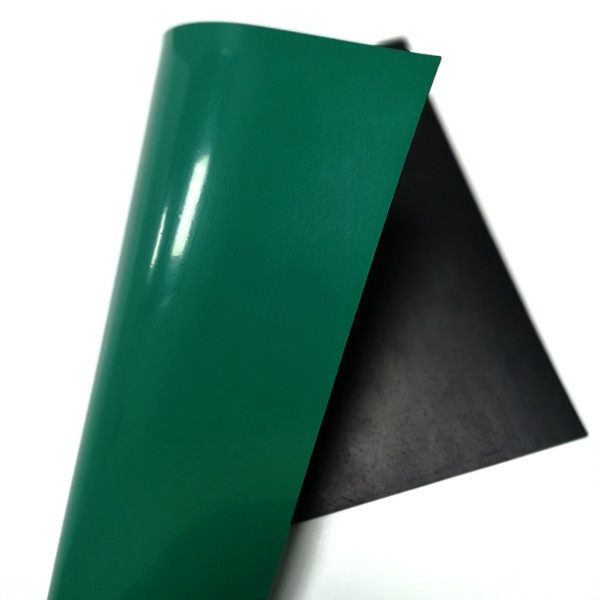 Green Blue Black Grey ESD Rubber Mat Anti Static For Workplace Table / Floor
