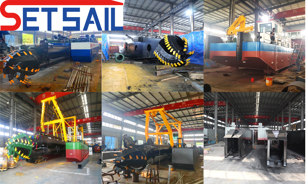 Diesel Engine Sand Cutter Suction Dredger for River Mud