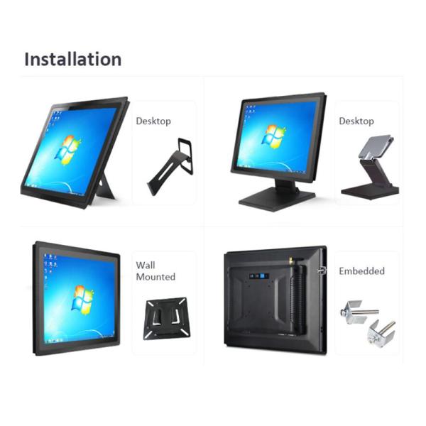 12 Inch Touch Screen Industrial Panel Pc J1900 All In One Computer With COM Port