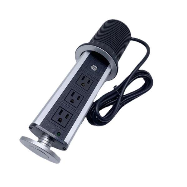 Quality NFC Kitchen Pop Up Tabletop Socket Packing Quantity 10 Pieces/Box 2 USB 3 Sockets for sale