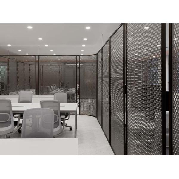 Perforated Metal Partition Wall 0.3-12mm Thickness 1.2-2.4m Length