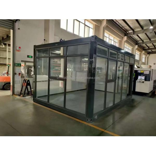 Aluminum Alloy Windows Luxury Modern Wooden Workshop Display Cabinet for Apartment or Holiday House Storage Solution