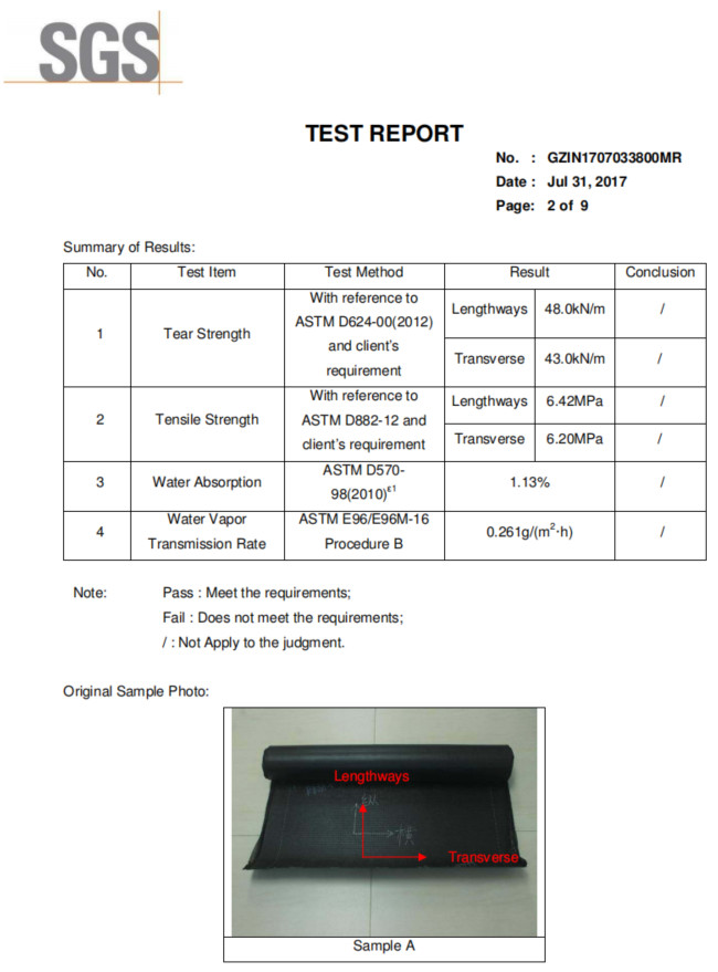 Bondsure® SBS Torch Applied Modified Bitumen Waterproofing Membrane