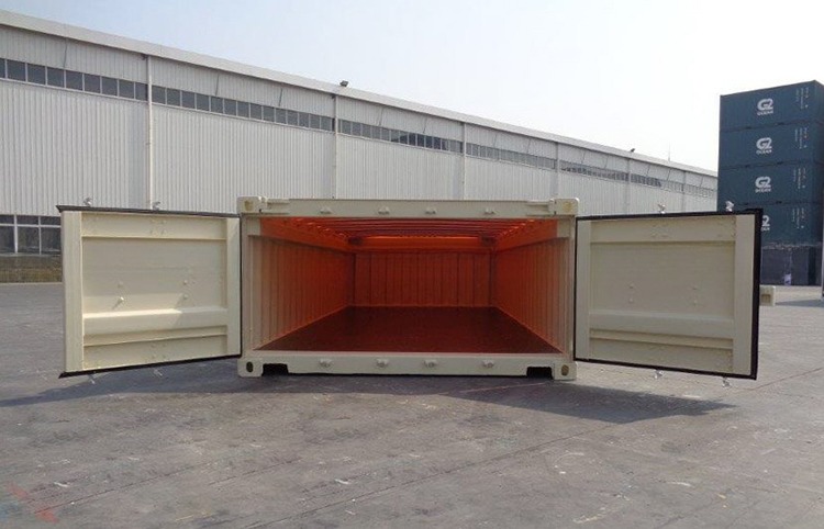 20ft Half Height Soft Open Top Container with Tarpaulin Roof Cover BV Certified High Capacity Bulk Ore Storage Solution
