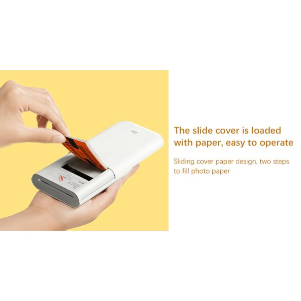 Xiaomi MiNi Photo Printer 300 DPI Picture Printer Pocket Camera DIY Share 500mAh Xiaomi Portable Photo Printer