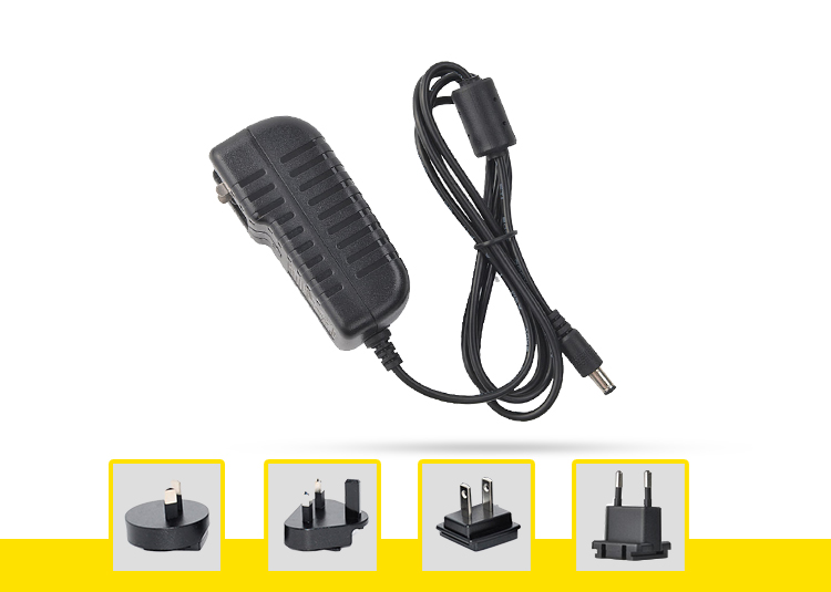 2.1mm Ac Power Plug Adapter , Interchangeable Universal Plug Adapter