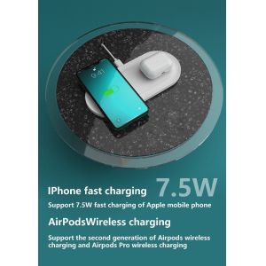 Wireless PC ABS 8mm 20W Mobile Phone Charging Pad