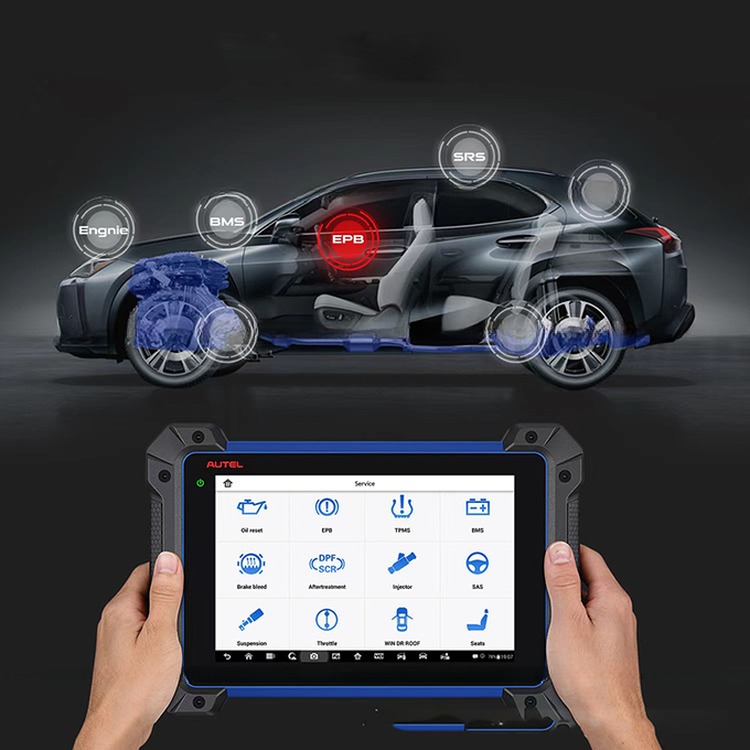 AUTEL IM608PRO Car Diagnostic Instrument Key Redo Key Loss ECU Function Key Programmer ABS