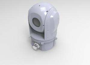 USV EO Electro Optical Tracking System / white Eo Ir Sensor Systems Gimbal