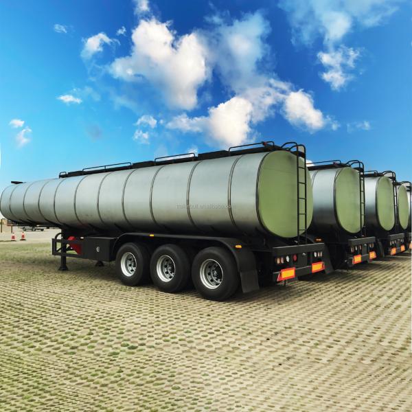25T Tanker Truck Trailer Heavy Duty For Warm Palm Oil In Kenya