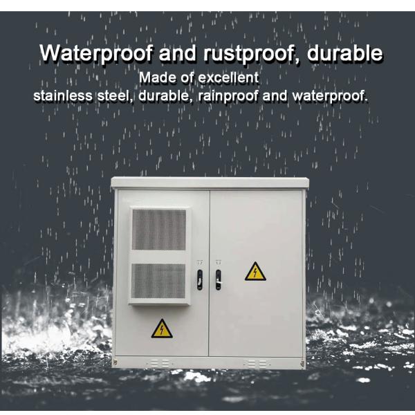 Two room communication outdoor cabinet Fiber Optic Distribution BoxIP55 Iron Sheet EMC RFI