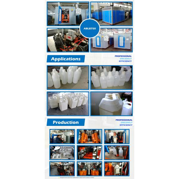 Double Station Customize Cavities Plastic Bottle Making Machine Extrusion Automatic Blow Molding Machine