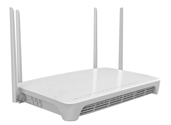 Quality GPON ONT 4GE 1FXS 2.4G 5G WiFi ONU Optical Network Unit FHR2411GKB for sale
