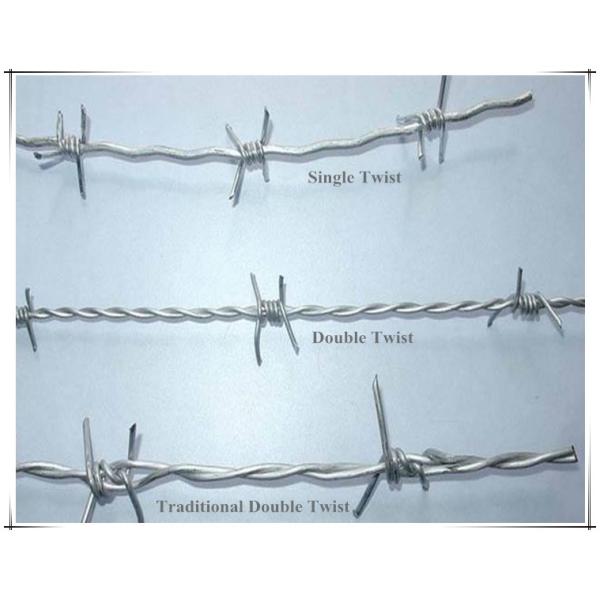 Barbed Wire 2 Strands 4 Points Eco-friendly African Double Twist Razor Wire Fence