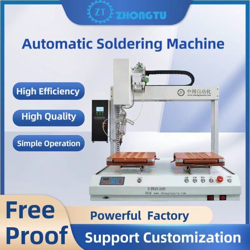 PLC Flux Automatic Soldering Machine for Lighting Industry