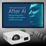 4000 Lumen 3LCD Short Throw Projector With XGA Resolution And 0.50m Projection