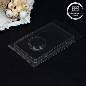 China Clear Double Custom Blister Packaging Clamshell for Coins with Cardboard Packaging wholesale