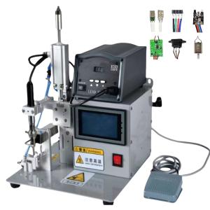 China Semi Auto Spot DIY Soldering Machine For Type C USB AC Led Lights Power Plug Switch wholesale