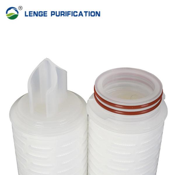 Quality 40 Inch Pleated PFA Filter Cartridge With 0.45um PTFE Membrane for sale