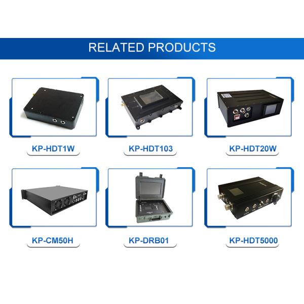300-900Mhz UAV Wireless Video Transmitter 5W COFDM Long Range Drone Data Link with Private Mold and Max Speed 450km/h