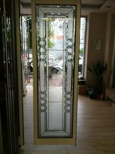 chrome caming decorative glass