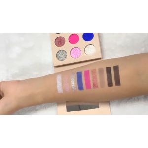 China GMPC Colorful Smoky Eyeshadow Palette 22.5*22.5mm Customized Logo wholesale