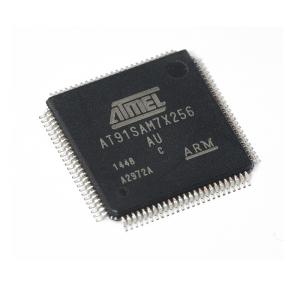 China Custom ARM Microcontrollers Programmable IC Chips AT91SAM7X256C-AU wholesale