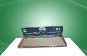 China Wooden Eye Catching PDQ Tray Display , Cardboard Display Trays Promoting Foods wholesale