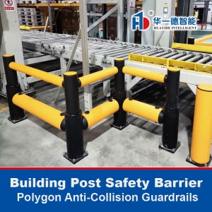 Building Post Safety Barrier Polygon Anti-Collision Guardrails Warehouse Safety
