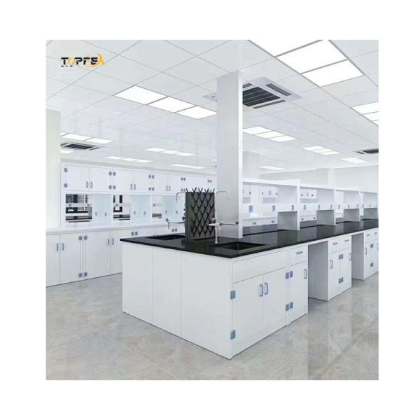 Quality Custom Cabinet Polypropylene Lab Bench With Sink Anti Chemicals H850mm for sale
