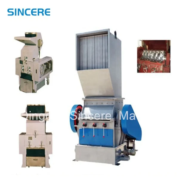 Single Shaft LDPE Plastic Auxiliary Machine Waste Bottles Shredder Crusher