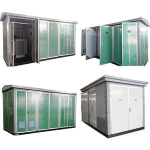 Quality Mobile Prefabricated Compact Transformer Substation Outdoor Box Type for sale