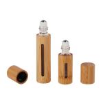 All Inclusive Bamboo Roller Ball Bottles 3ml 5ml 10ml 15ml Portable Stainless