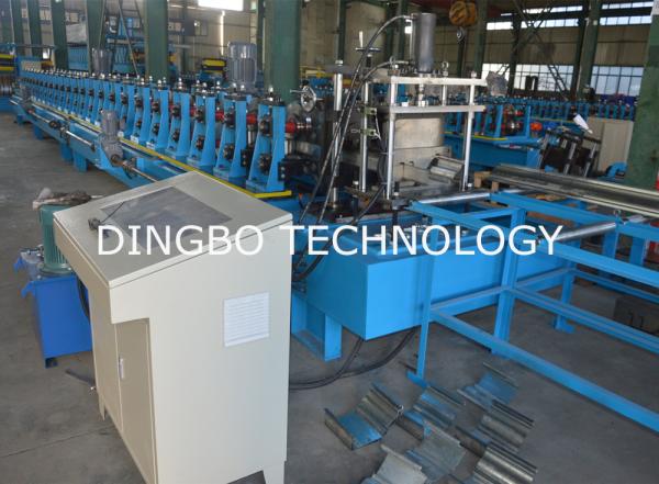 Quality 15m/min Chain Transmission 0.8mm K Style Gutter Roll Forming Machine for sale
